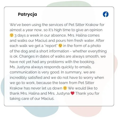 Golden Pets petsitting catsitting Cracow opinion (6)